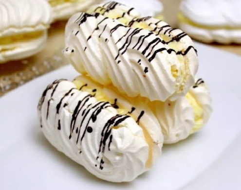 Пирожное «Воздушное» с кремом (советская классика)