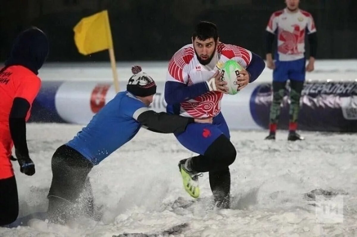    Балтийский шторм выиграл чемпионат России по регби на снегу