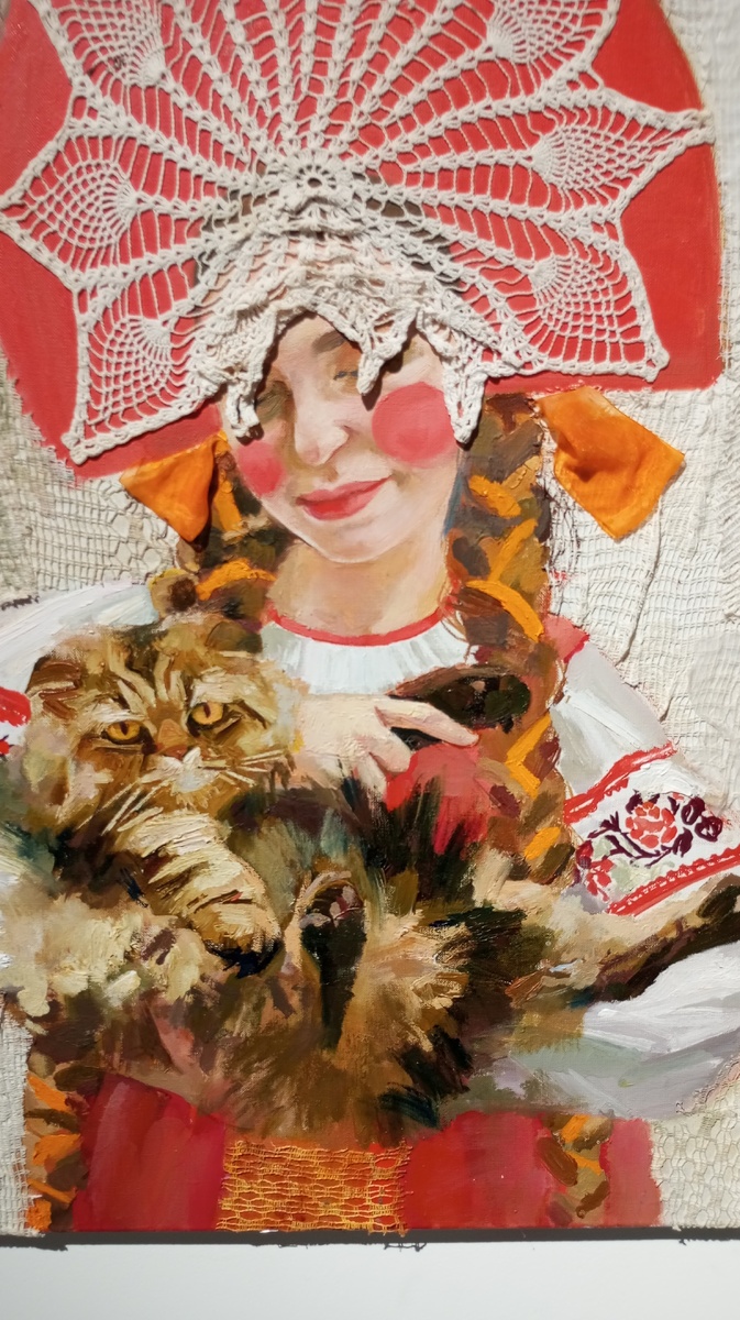 На выставке