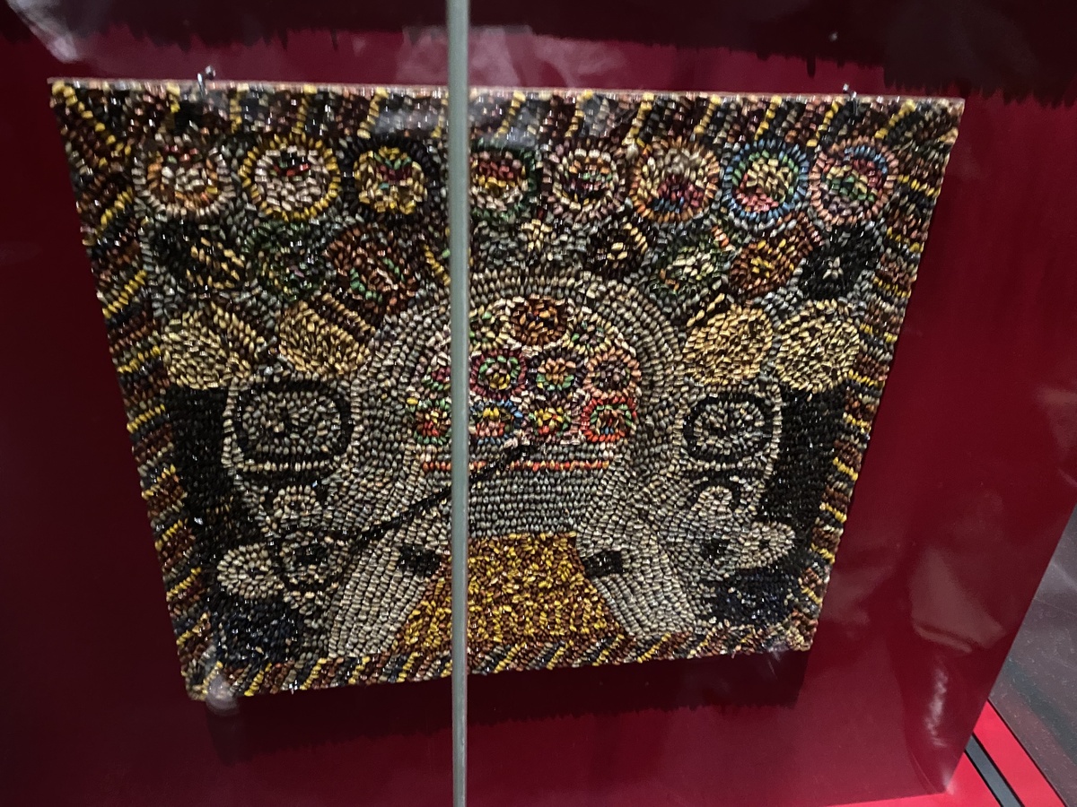 мозаика из семян