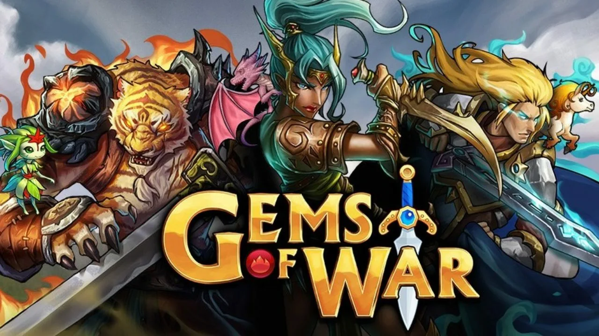 игра в смешанном жанре головоломок, ролевых игр и стратегий Gems of War