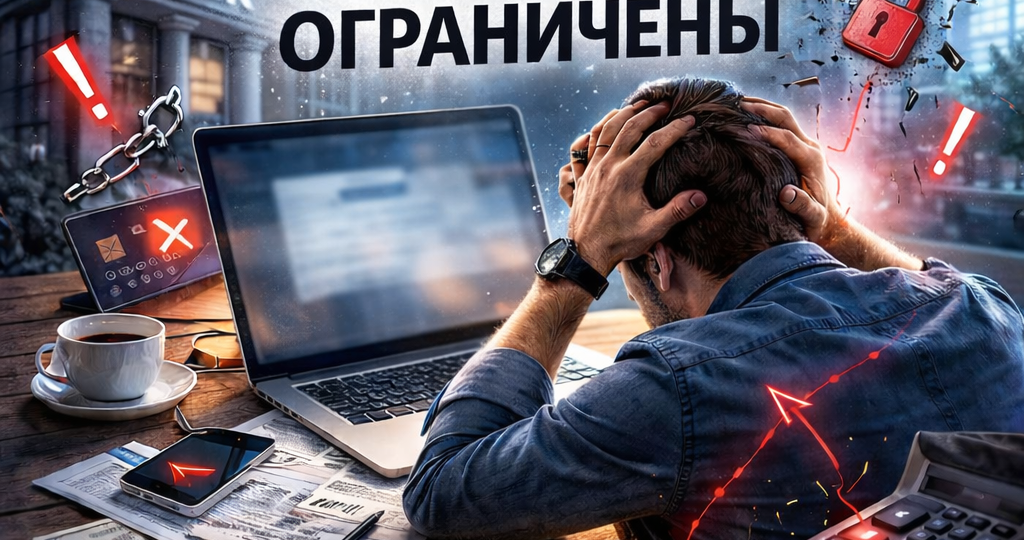 Что делать, если банк внезапно ограничил операции?