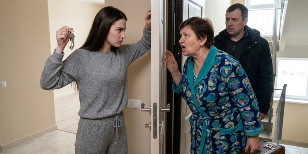 – Эту квартиру я купила сама, так что ни твоя мамаша, ни сестра и никто другой тут жить не будут! – закрыла дверь перед носом свекрови.