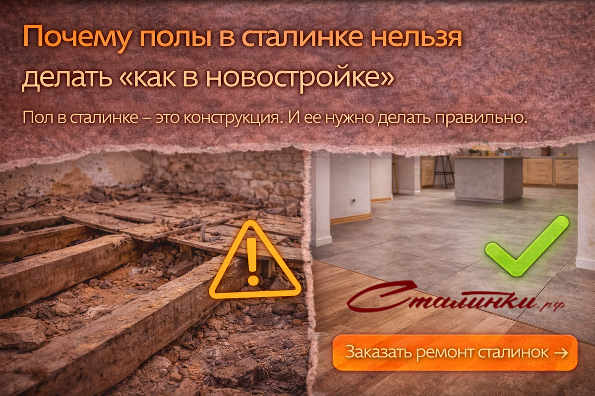 Полы в сталинке - Сталинки.рф