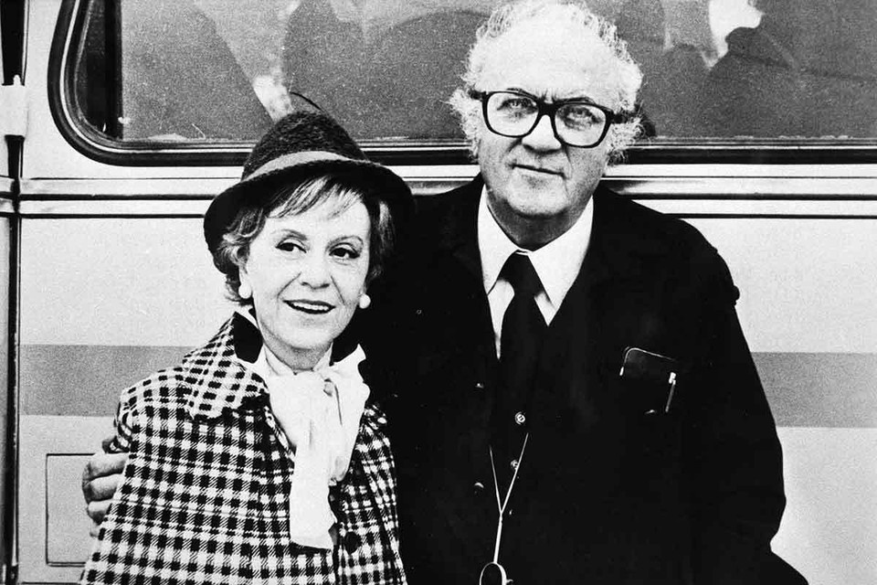    Джульетта Мазина и Федерико Феллини Фото: imago stock&people via www.imago/Global Look Press