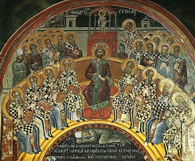 Икона Первого Вселенского собора Фото из открытого доступа.