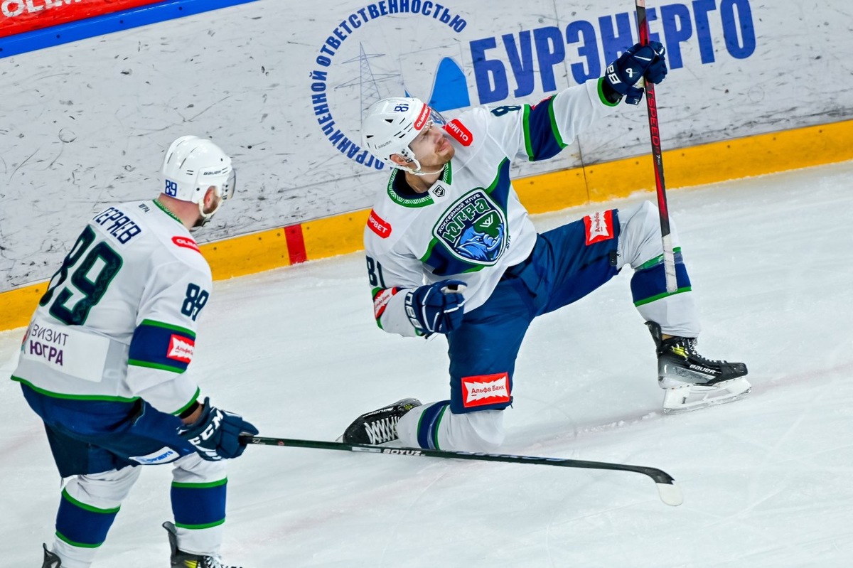    «Югра» в гостях одолела лидера чемпионата ВХЛ новокузнецкий «Металлург»