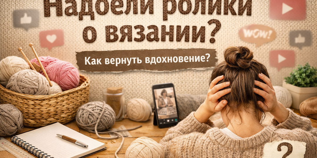 Надоели ролики о вязании? Как вернуть вдохновение?
