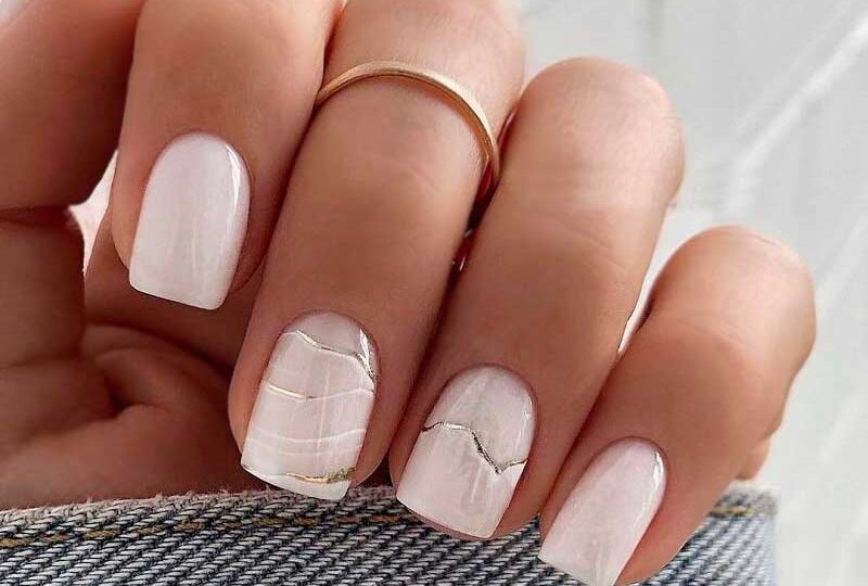 Этот маникюр выглядит дороже, чем украшения! 💎 60+ «мраморных» дизайнов