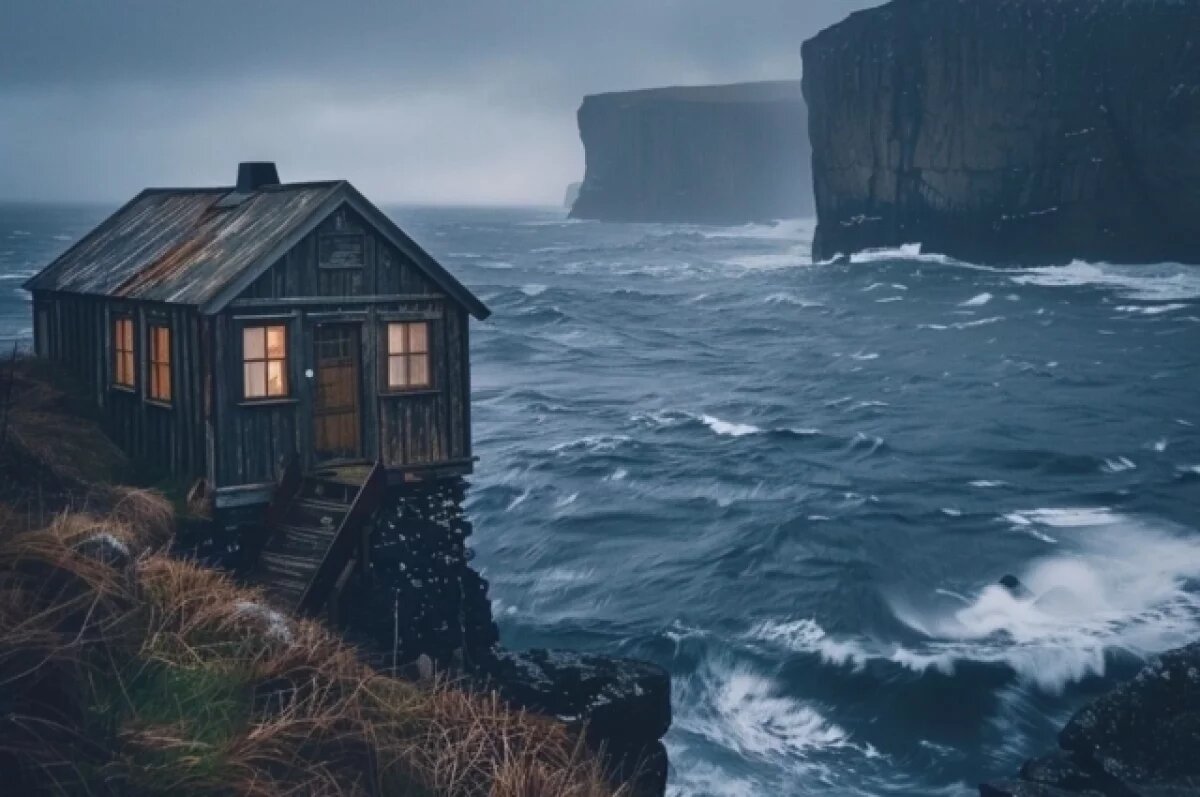    Уже по афише видно, как далеко находится этот остров