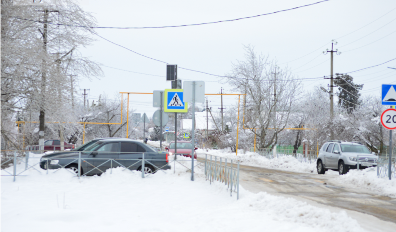 Фото автора. Январь 2026. Станица. После снегопада.