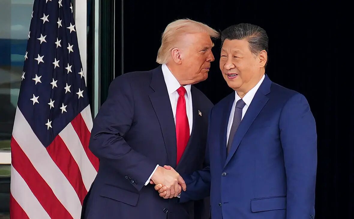    Дональд Трамп и Си Цзиньпин Фото: Andrew Harnik / Getty Images Варвара Орлова