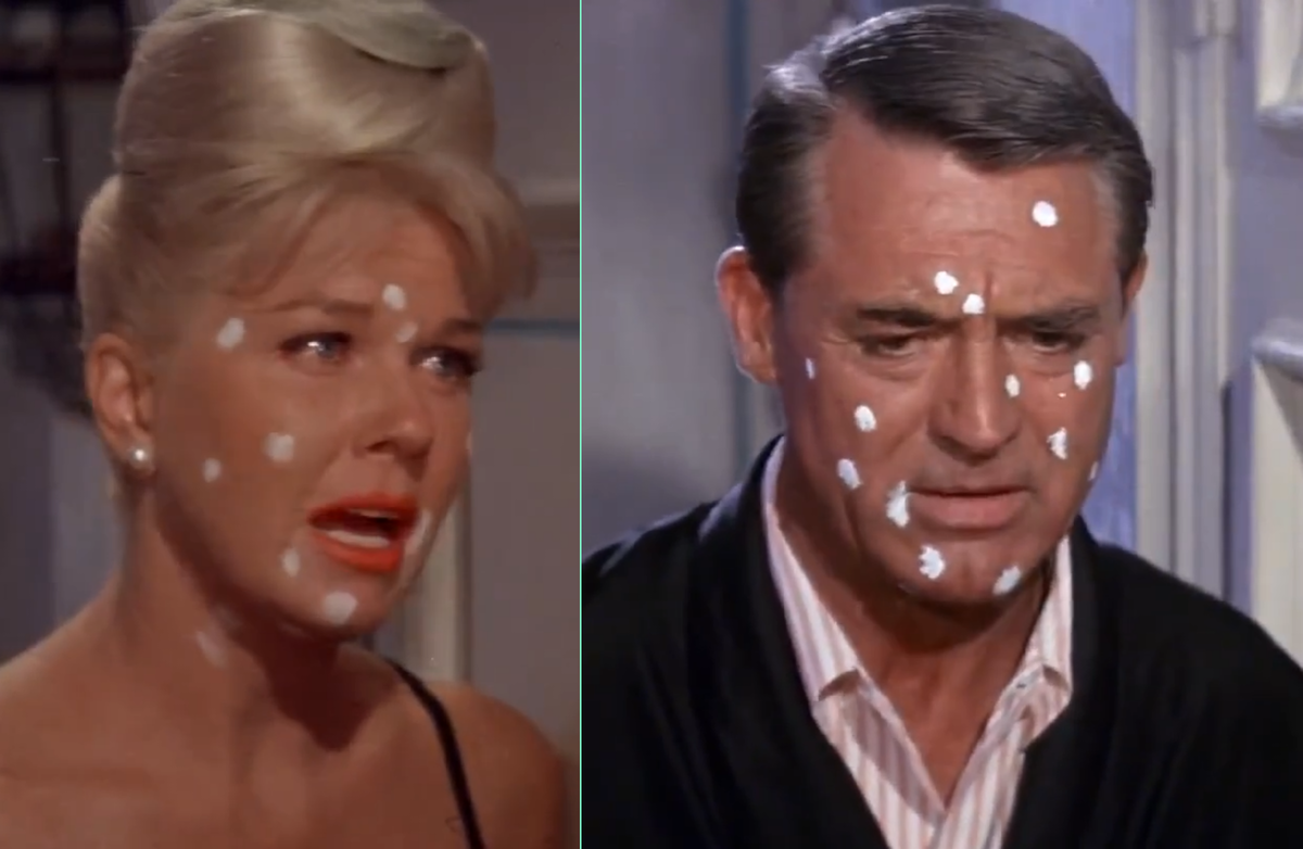 Диаметрально противоположные герои фильма "Этот мех норки" одинаково реагируют на волненительные для них ситуации. Кэти сыграла Дорис Дэй, а Филипа - Кэри Грант