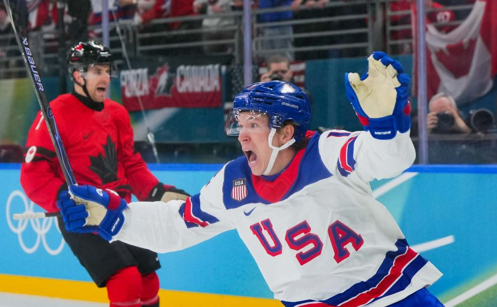 Сборная США впервые с 1980 года выиграла хоккейное золото Олимпиады. Фото: соцсети