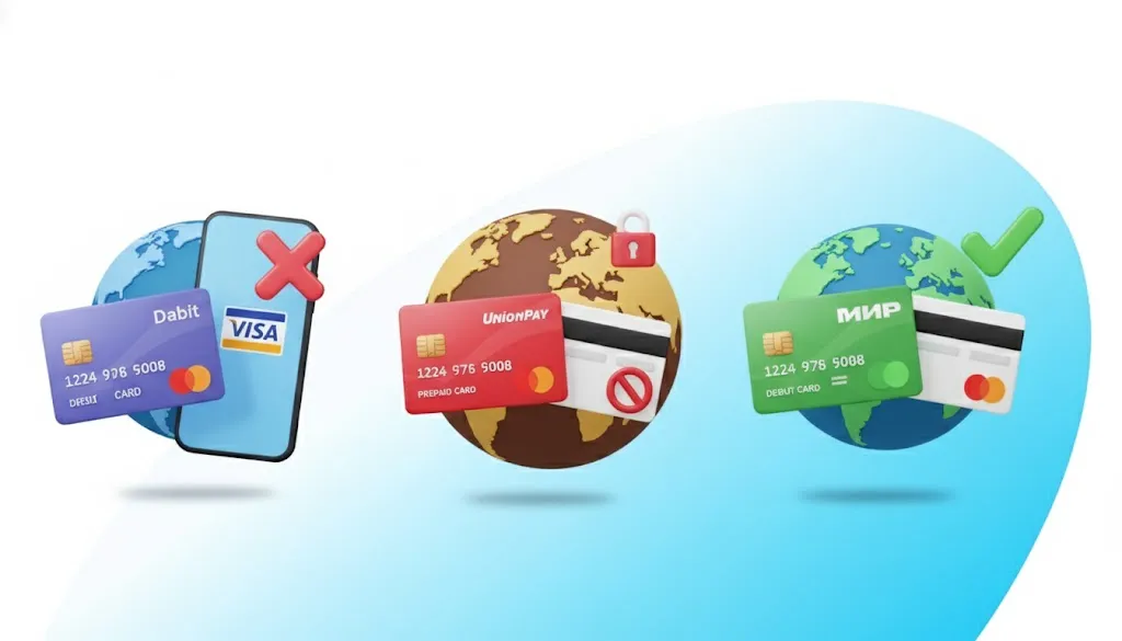 Карта для оплаты за границей