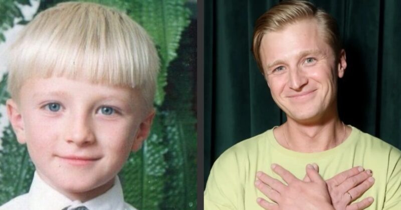    Юный Вячеслав, ещё не подозревающий о своём актёрском будущем.