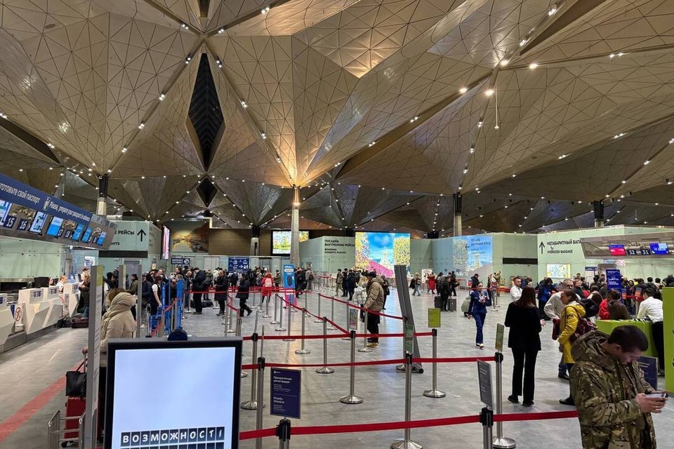    Такая сейчас обстановка в аэропорту. Фото: пресс-служба Пулково