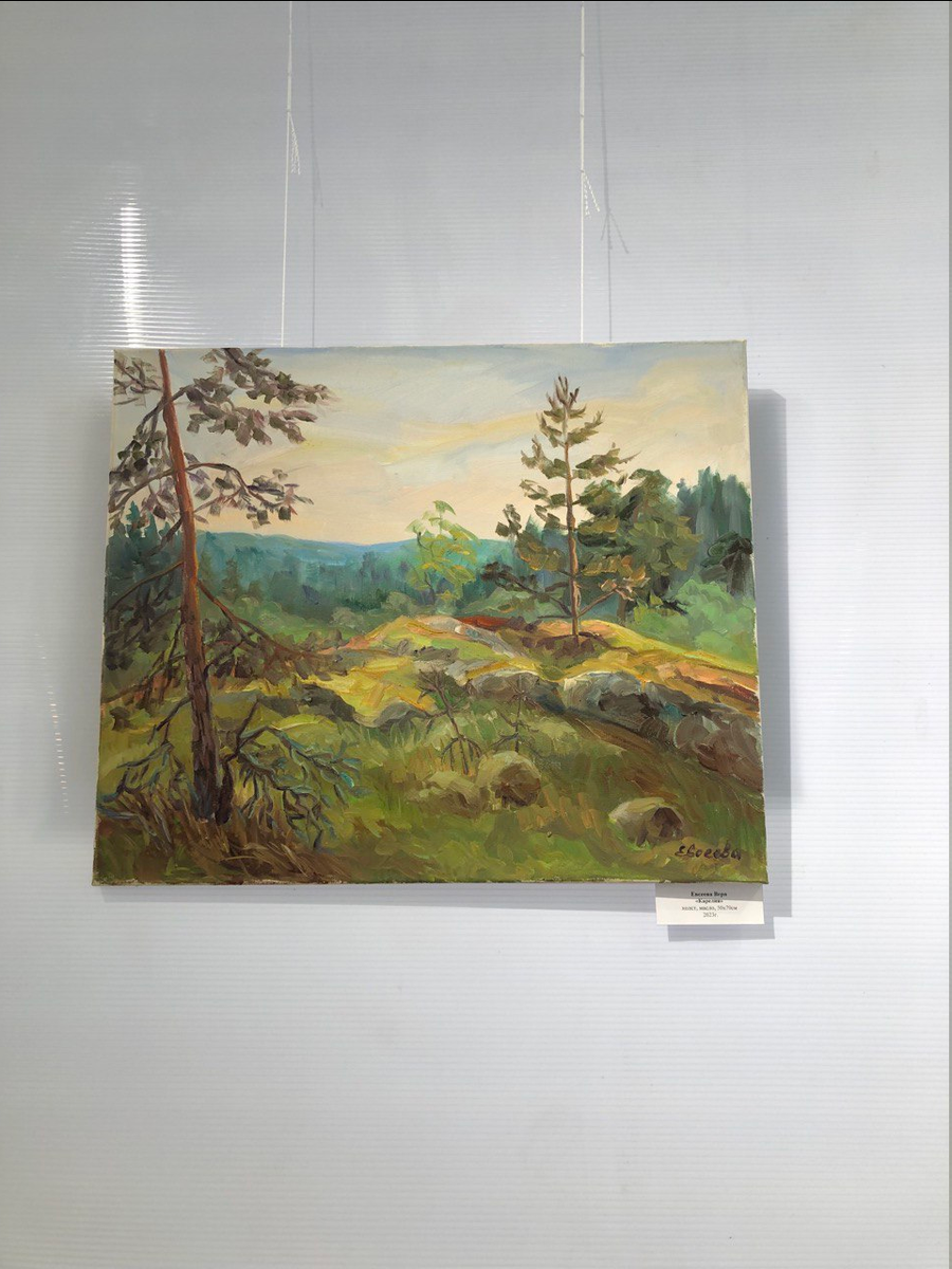 Карелия в картинах Веры Евсеевой. Фото автора.