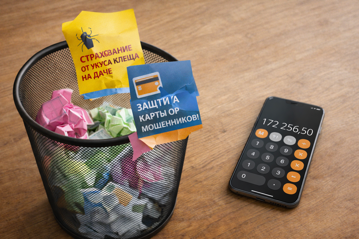 «Страховка на новый телефон в магазине электроники, защита от невылета за 500 рублей и полис "Антиклещ" — выбрасываем это в мусорное ведро без сожаления. В нашей статье разбираем, какие продукты страховые компании навязывают, чтобы вы платили за воздух».