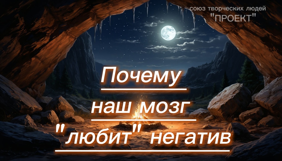 Почему наш мозг любит негатив.