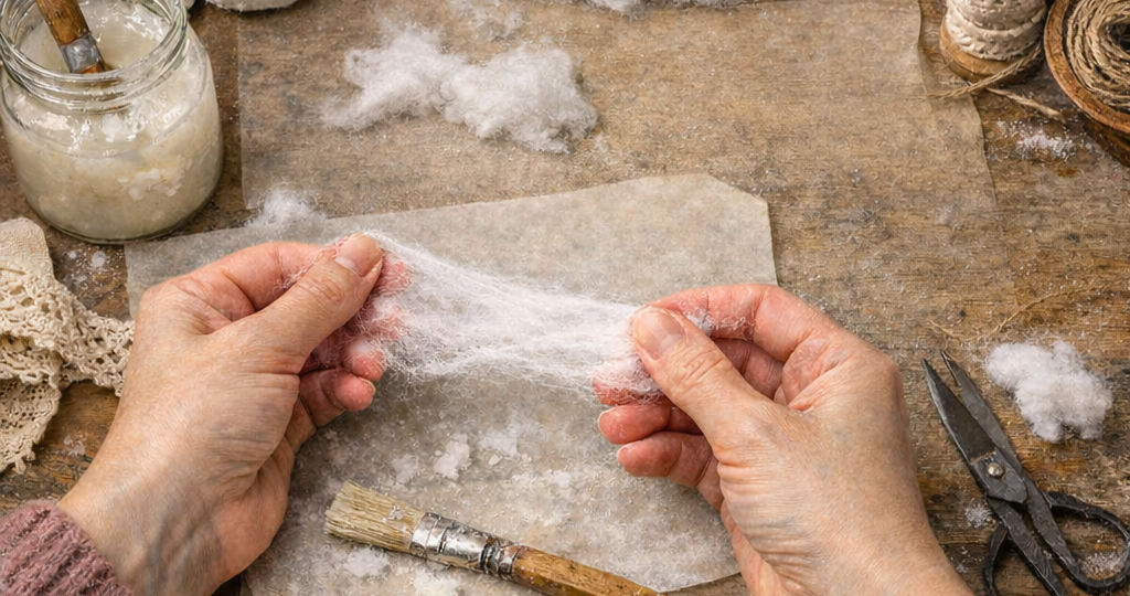 КАК СДЕЛАТЬ ТОНКИЙ СЛОЙ ВАТЫ?