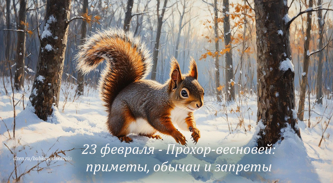 23 февраля - Прохор-весновей: приметы, обычаи и запреты