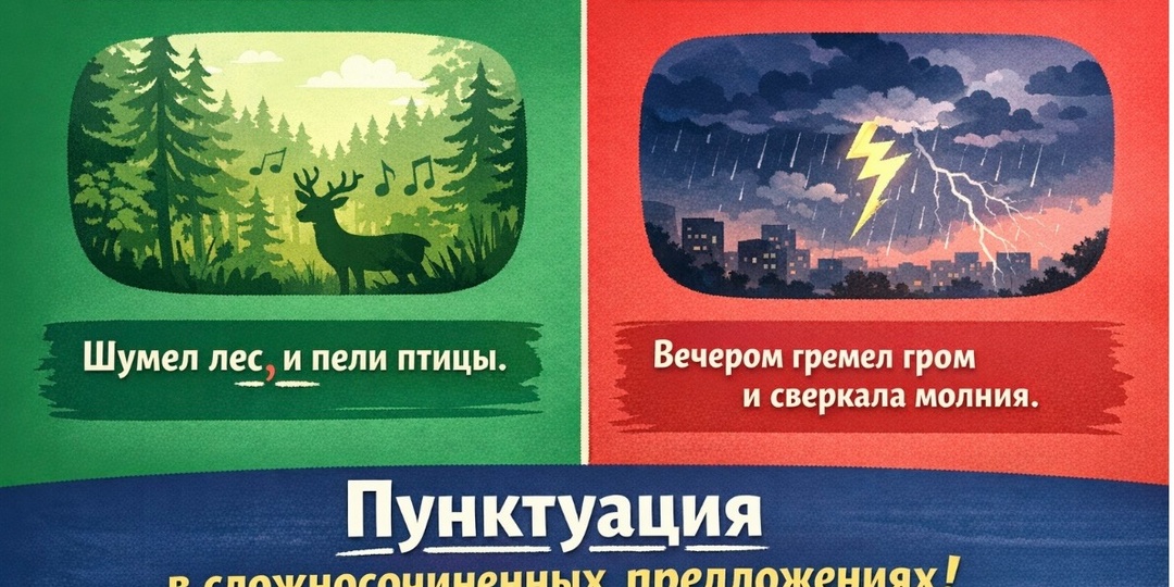 Задание 16 по русскому языку: Правила пунктуации в сложносочиненном предложении