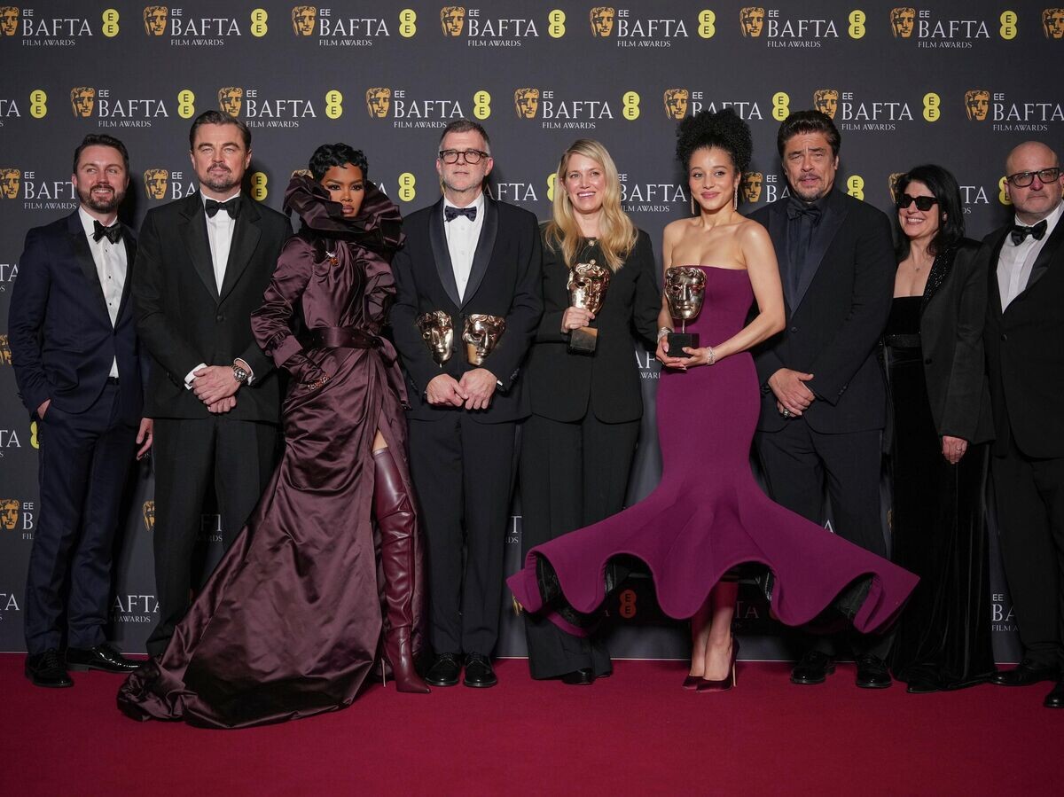    Фильм "Битва за битвой" американского режиссера Пола Томаса Андерсона удостоен премии Британской академии в области кино | © AP Photo / Alastair Grant