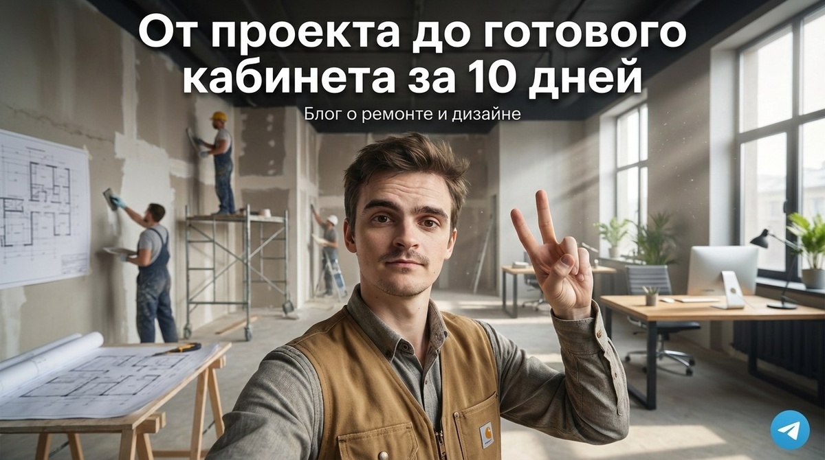 Кабинет под ключ: от проекта до реализации за 10 дней