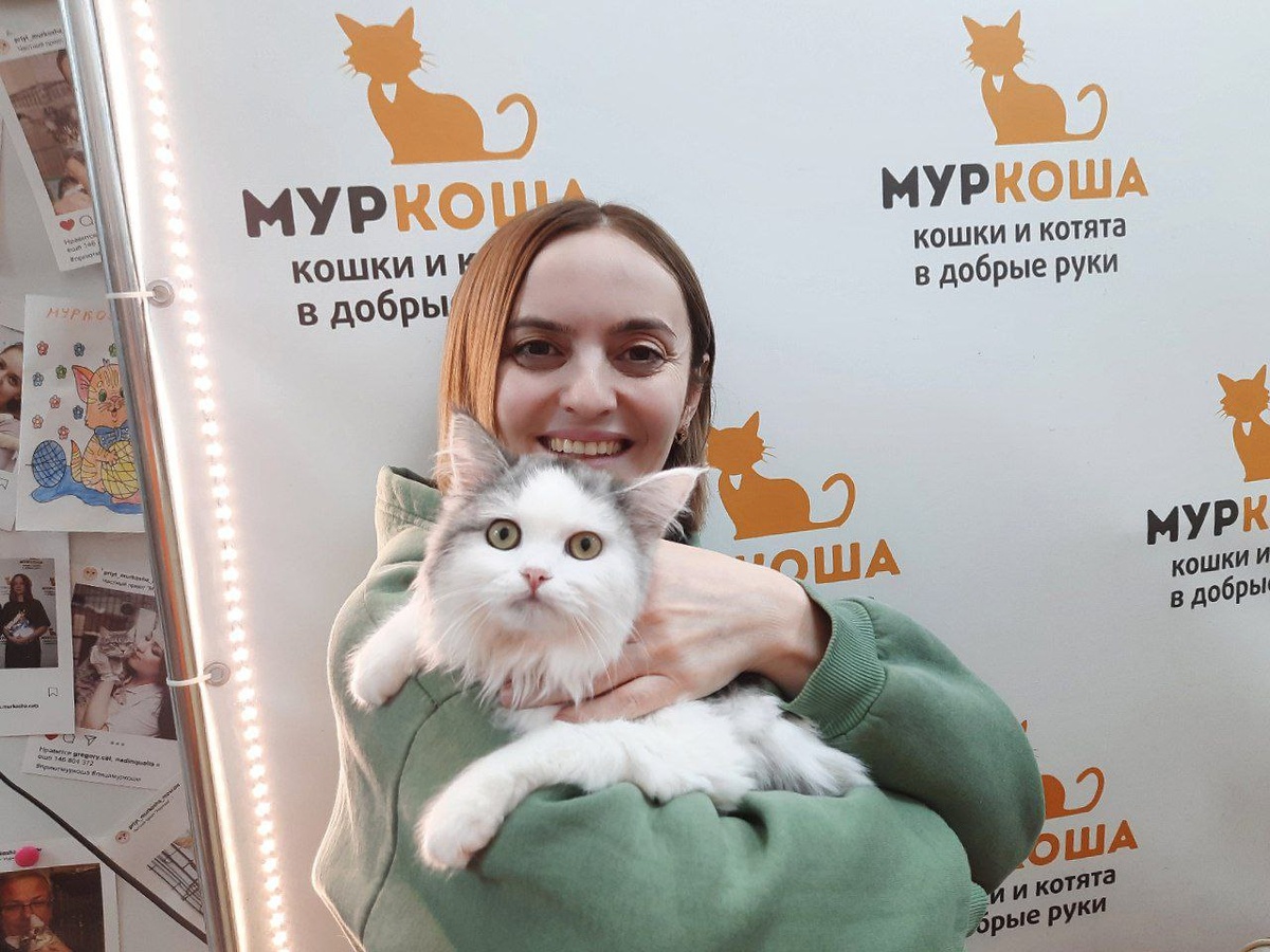 Пушинка нашла хозяйку. 