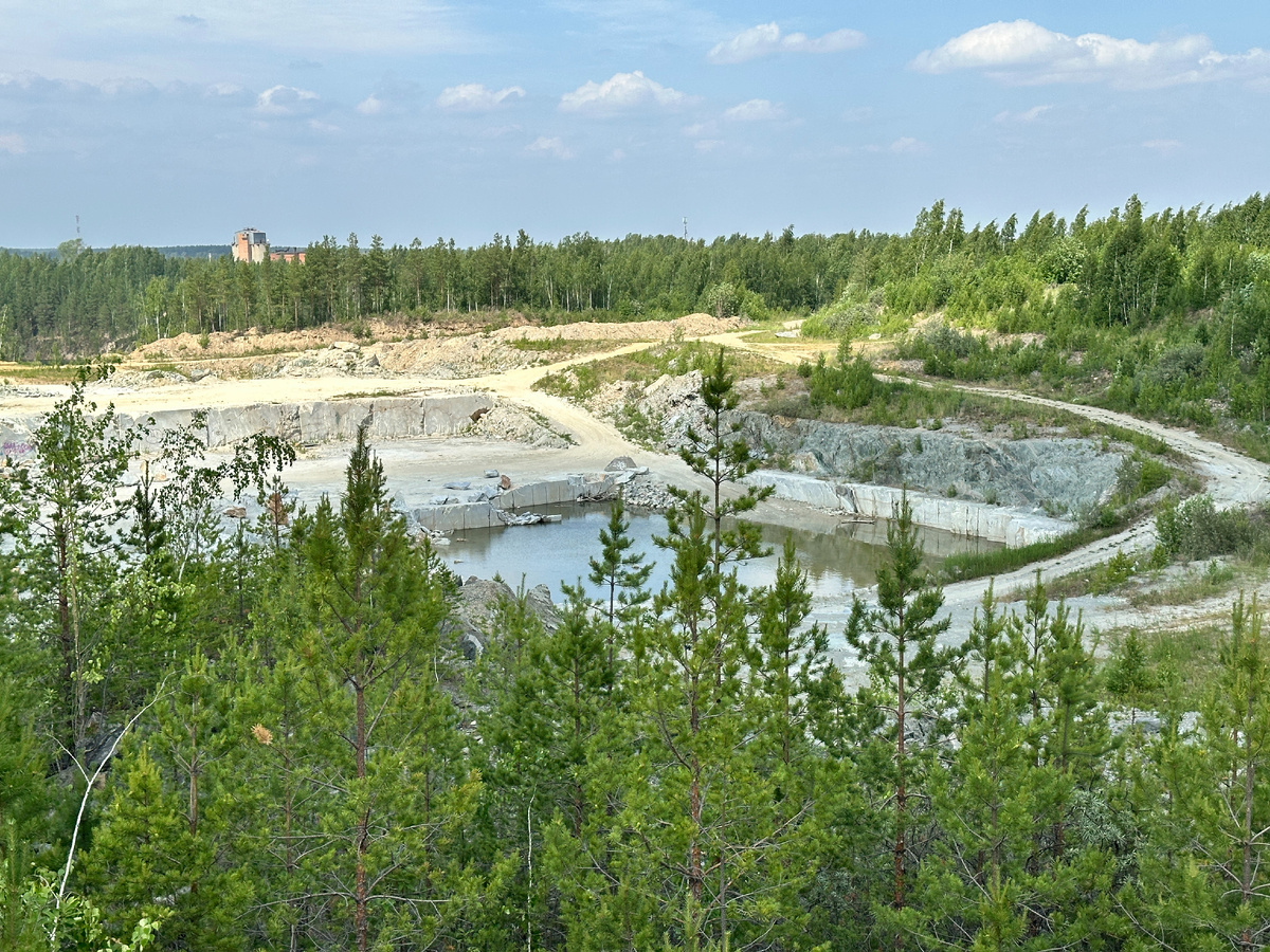 Григорьевское месторождение серпентинита, Шабровское рудное поле, июнь 2025 г