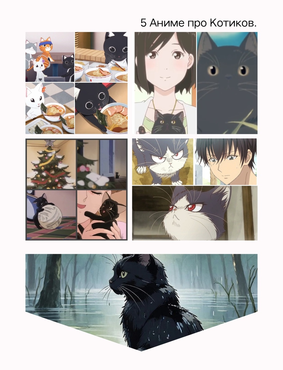 Коллаж создан мной. Подробнее об аниме в тексте статьи.