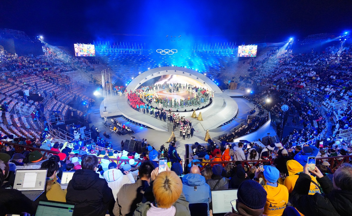    Церемония закрытия олимпийских игр 2026