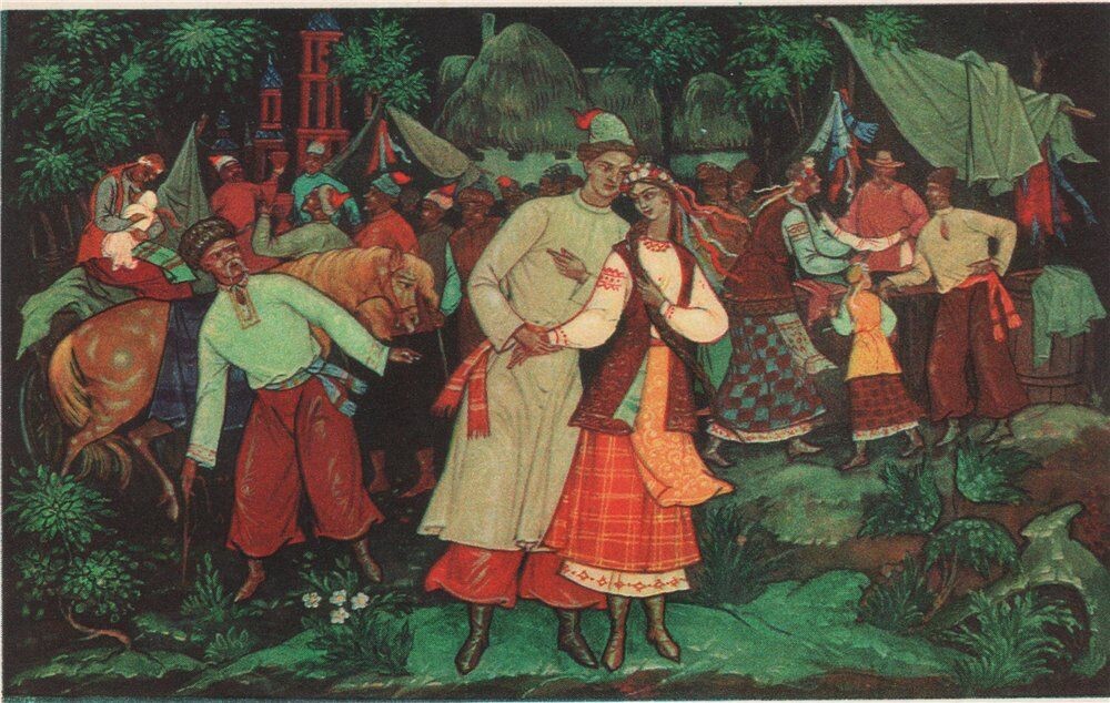 Иллюстрация к повести "Сорочинская ярмарка". Фото из открытого доступа