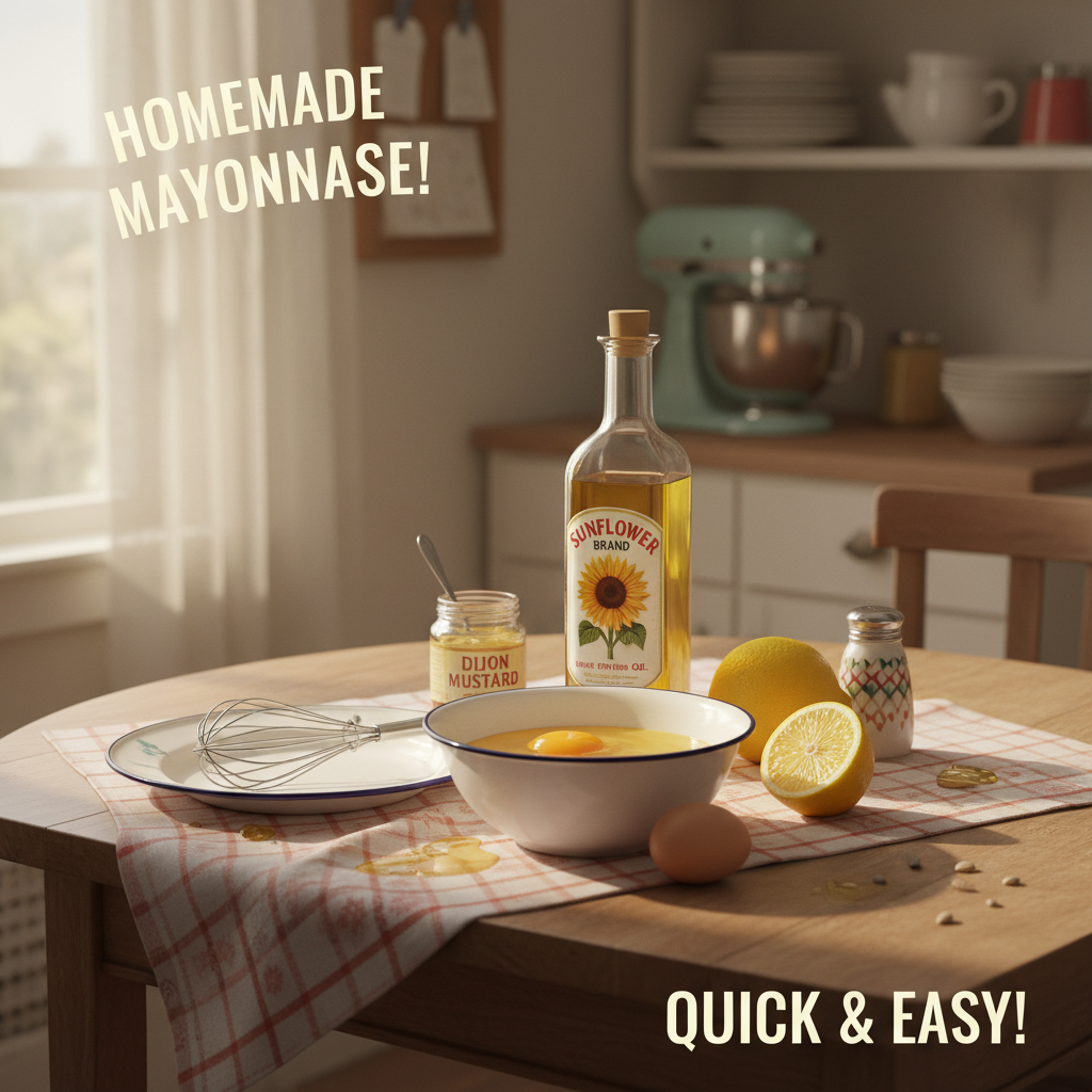 Классические ингредиенты для идеального майонеза «Провансаль» по ГОСТу 1950 года