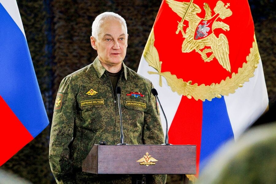   Министр обороны России Андрей Белоусов / Источник: © Вадим Савицкий/пресс-служба Минобороны РФ/ТАСС