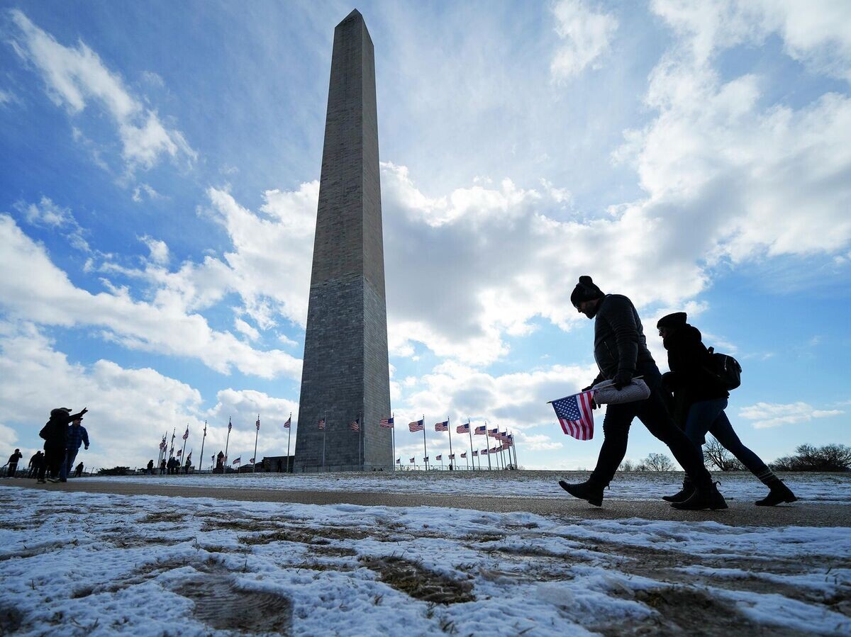    Флаги США в Вашингтоне | © AP Photo / Julio Cortez