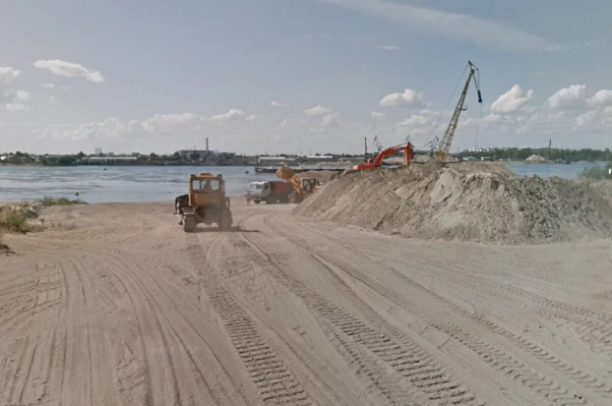    В Новосибирске обустраивают площадку под новую пескобазу