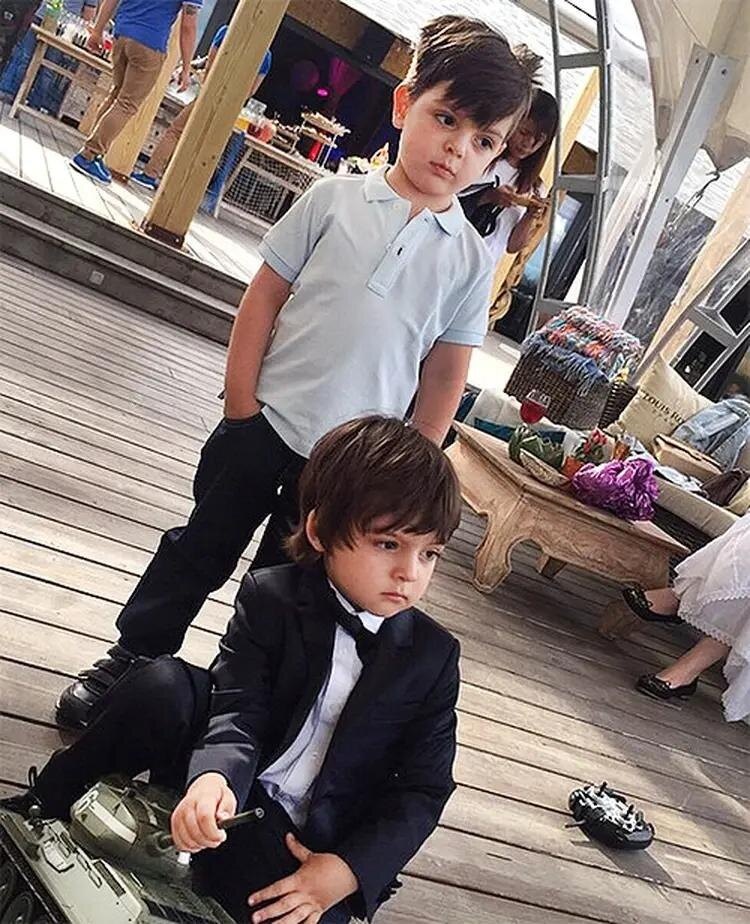    Мартин Киркоров и Александр, сын Анастасии Стоцкой.