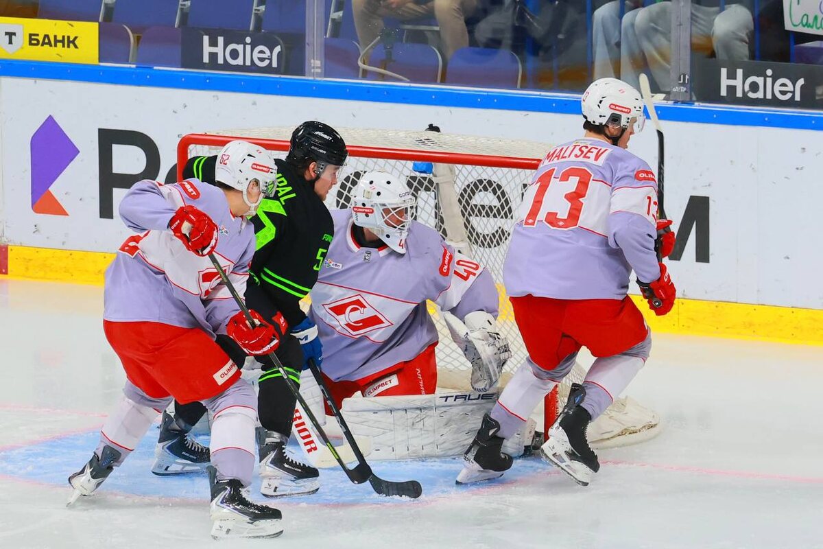 «Салават Юлаев» 3:5 «Спартак». Фото: spartak.ru