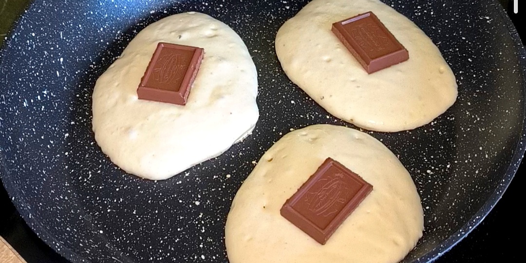 Панкейки с шоколадом!