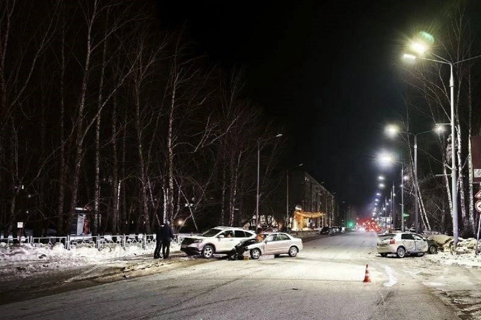    В результате аварии пострадал водитель Тойоты. Фото: ГАИ Новосибирской области