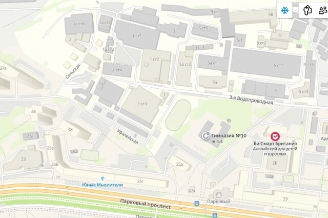    Территорию гимназии расширят Фото: Скриншот 2ГИС