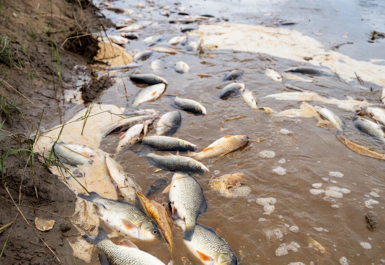 Кто виноват что в России все нечистоты с заводов сбрасывают в реки и гибнет рыба!?