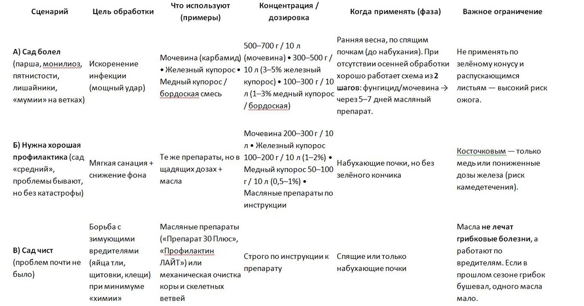 Таблица и фото Натальи Мироновой