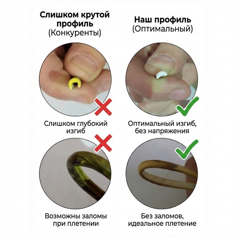    "Почему Формы Ротанга Важны: Полутрубка или Полумесяц? Выбор Профиля и Его Последствия" Loza