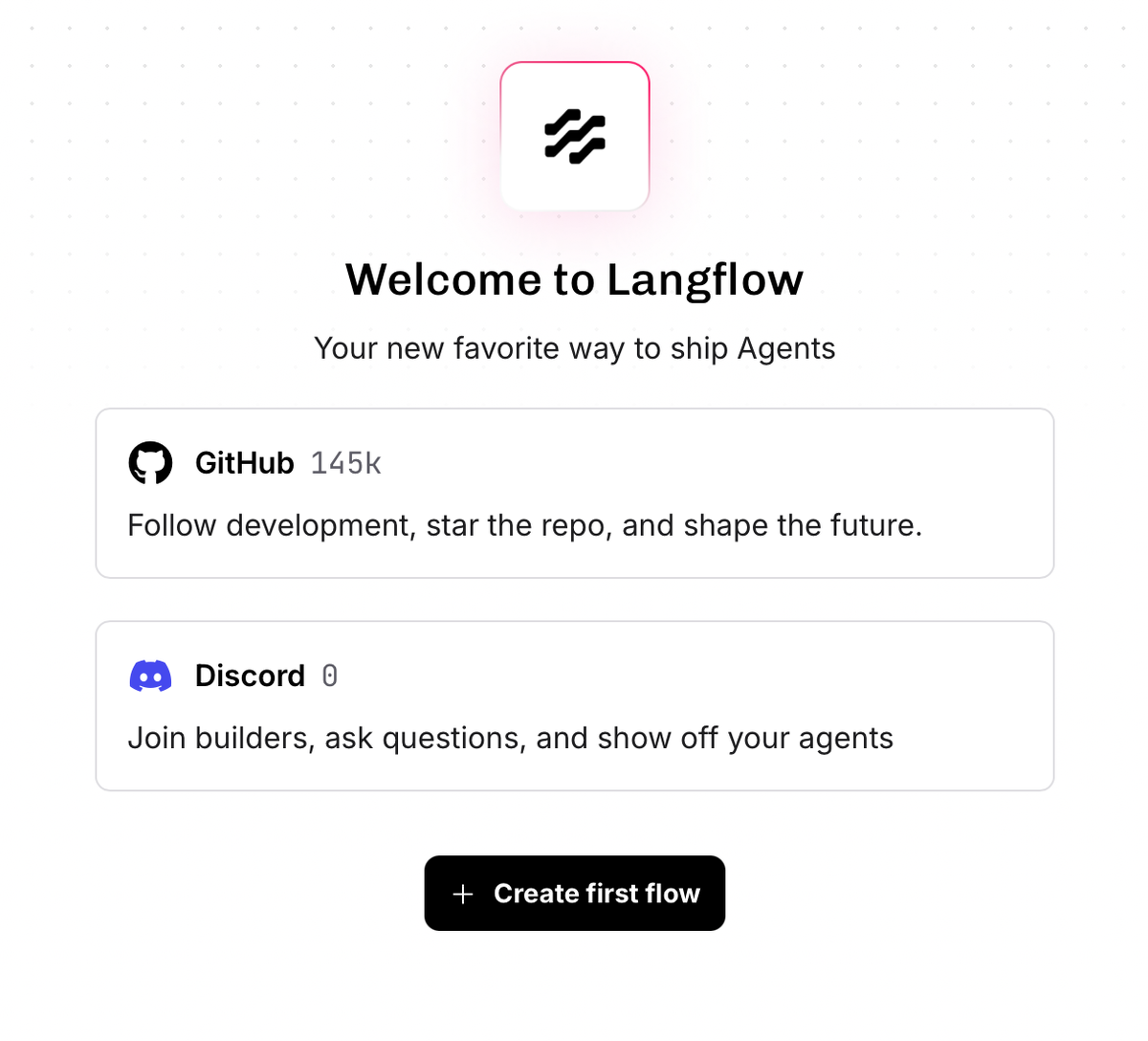 Первое знакомство с системой после запуска контейнеров