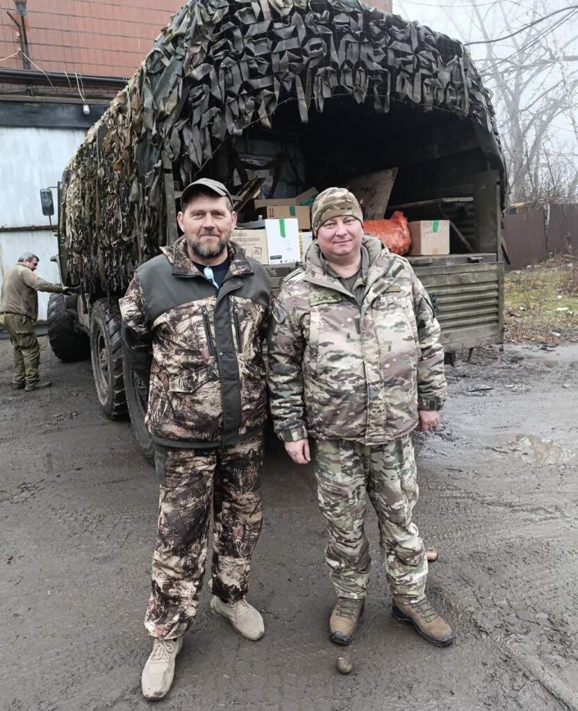 Денис Медведев (справа) и Сергей Хабовец Веселовские вести  📷
