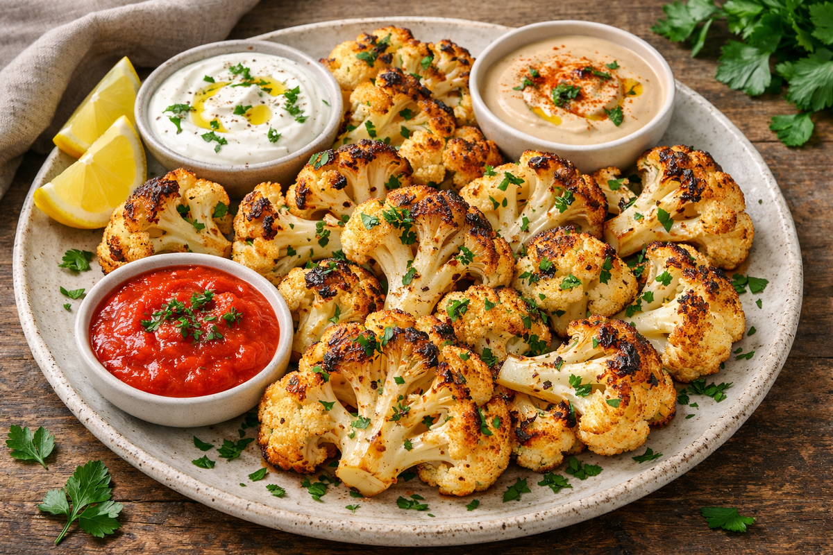 Запеченная цветная капуста