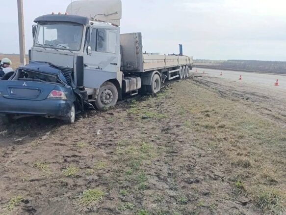    ДТП в Брюховецком районе. Фото: t.me/gibdd123region